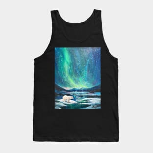 Aurora Borealis the Polar Bear Tank Top